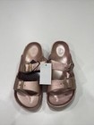Brownoak- Womens Rose gold Slides- Size 8