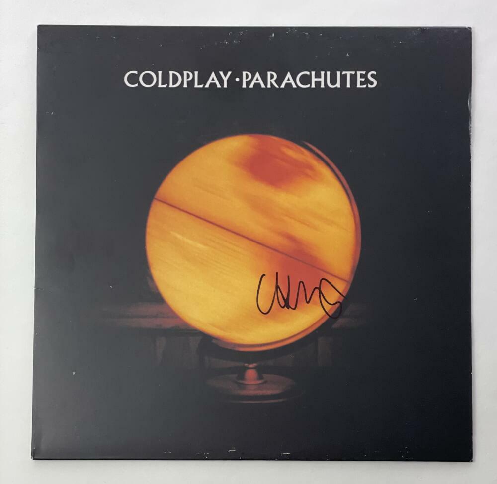 CHRIS MARTIN COLDPLAY SIGNED AUTOGRAPH ALBUM VINYL RECORD