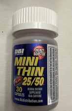1/30ct MINI THIN 25/50 EF ENERGY BOOSTER Bottle 30  PILLS Free Ship From TN