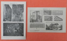 GÓRNICTWO I - IV Kopalnia węgla Kopalnia Sól kamienna Maszyna Kolejka górska Ryby drewna 1897