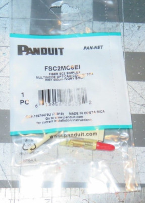 Panduit FSC2MC6EI Fiber Optic Connector Simplex SC2 Multimode 62.5µm / 125µm