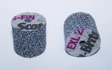 (2) 3M SCOTCH BRITE EXL UNITIZED WHEELS 2S FIN - 1" x 1" x 3/16" 048011-13713
