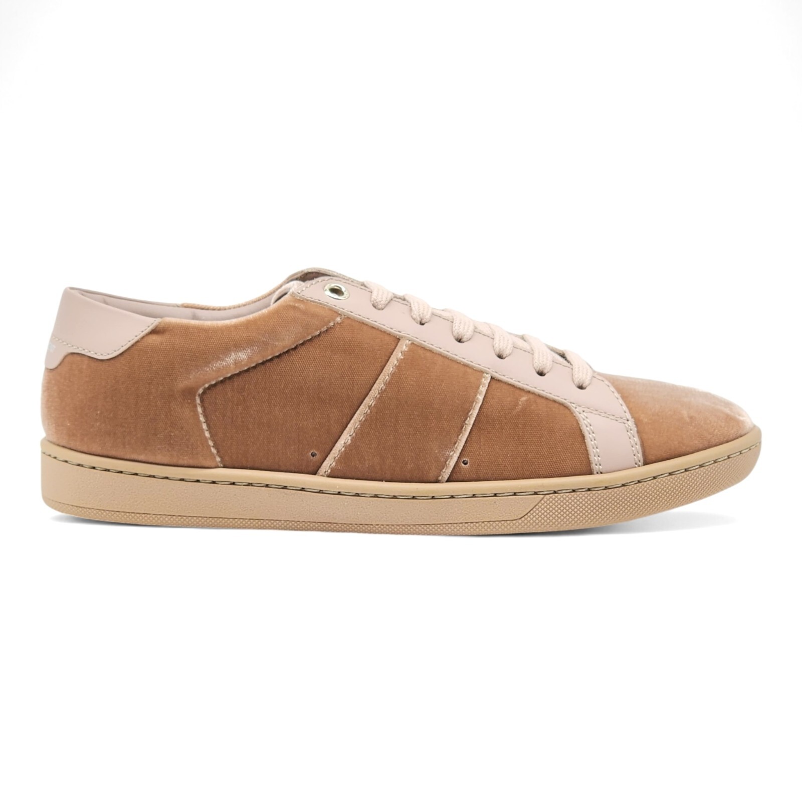 Sneakers classiche Saint Laurent Court velluto rosa 37 7US $750