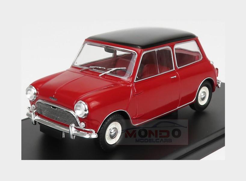 1:24 EDICOLA Austin Mini Cooper 1967 Red Black CARROSIN007