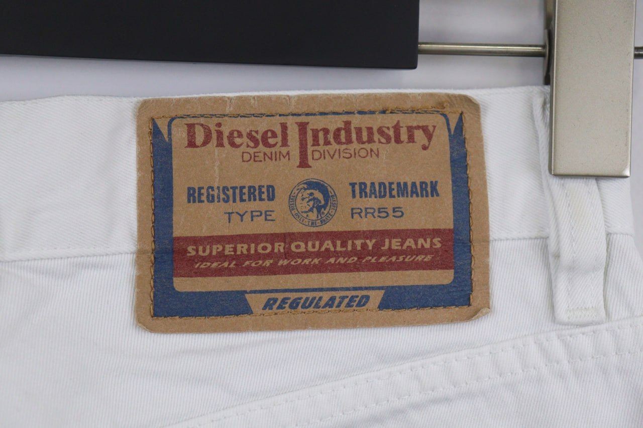 DIESEL Denim White Regular Straight Basic Jeans S… - image 13
