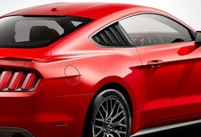 For 15-20 Ford Mustang 1/4 Quarter ABS Side Black Window Louvers Scoop Cover