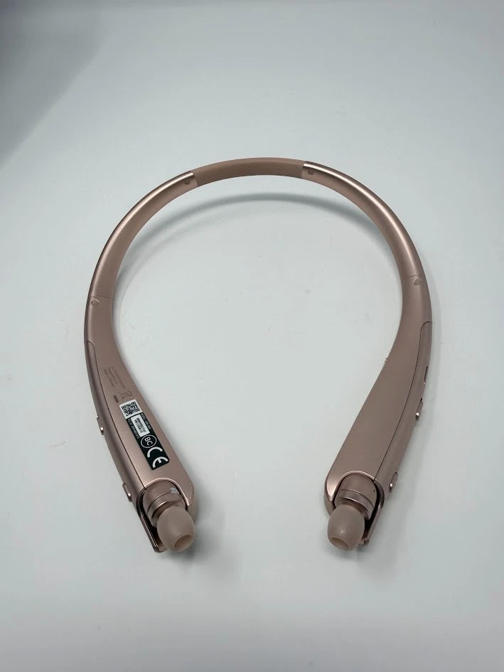 Auriculares intrauditivos LG Tone Platinum HBS-930 inalámbricos Bluetooth oro rosa premium Foto 4 de 4
