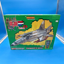 G.I. Joe vs. Cobra Spy Troops Conquest X-30 Aircraft Sound Attack w Figure