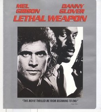 No Disc No Case ORIGINAL COVER ART Lethal Weapon 2006 Blu-ray Cover Mel Gibson