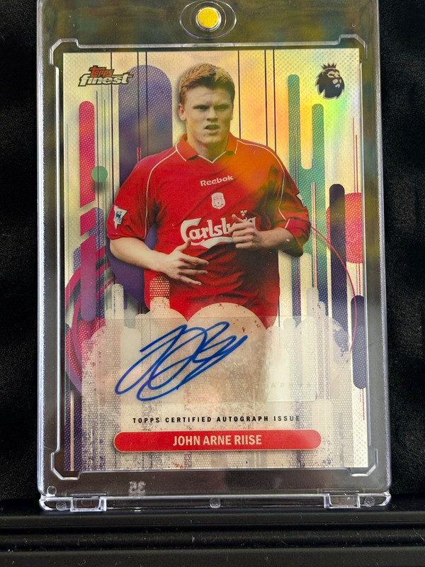 Topps Finest 2025-26 Premier League John Arne Riise Liverpool FA-RI Auto