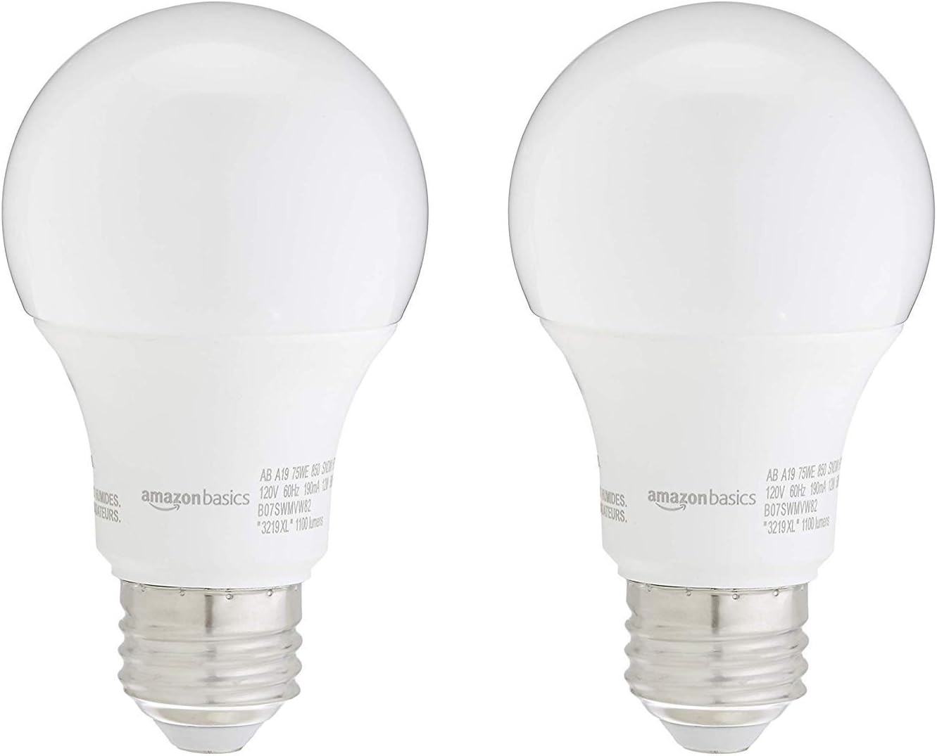 75 Watt Equivalent, Daylight White (5000k), Energy Efficient