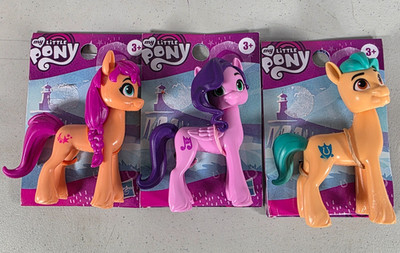 Hasbro My Little Pony A New Generation Movie Friends, 3'' Figure Lot of 3