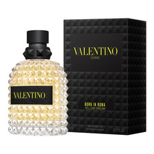Uomo Born In Roma Yellow Dream by Valentino for men EDT 3.3 / 3.4 oz New in Box
