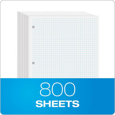 Loose Leaf Paper, Filler Paper Notebook Paper, 8-1/2" x 11", Graph Rule 4x4 , 3