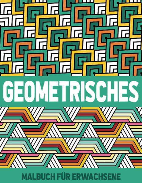 Malbuch FüR Erwachsene Geometrisch, Entspannung, Ausmalen, Modell-Nr-image