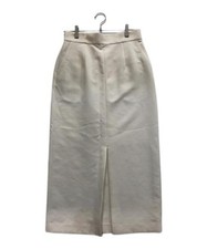 uncrave          slit skirt white