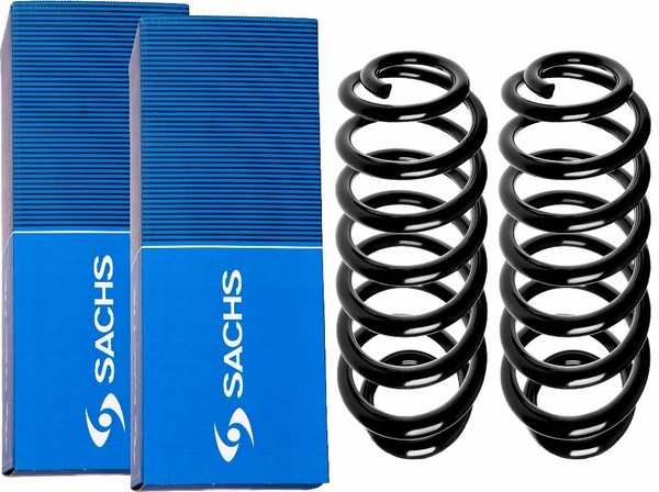 2X Sachs Federn Fahrwerksfedern Hinten FüR BMW 1Er E87 E81 E88 E82-image