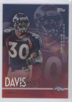 2015 Topps High Tek Low Tek Diffractor 16/50 Terrell Davis #LTD-TD HOF 0f8