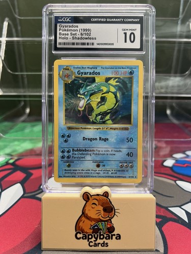 Gyarados (Shadowless) graded CGC 10 for sale on eBay