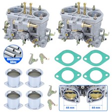 2pcs 44 Idf Carburetor For Volkswagen Beetle Jaguar For Porsche Carb 2 Barrel 2pcs 44 Idf Carburetor For Volkswagen Beetle Jaguar For Porsche Carb 2 Barrel