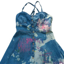 And Other Stories DRESS - Size S - STUNNING DENIM - Customised by Paul McNeil