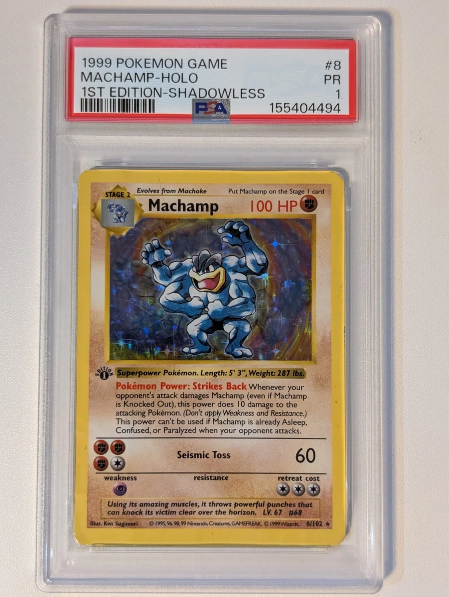First Edition Pokémon Machamp Individual Cards for sale | eBay
