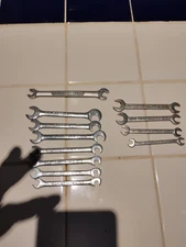 Craftsman V-series Double Open Ended Ignition Wrenches/West Craft Lot Of (12)