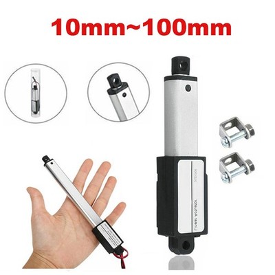 12V Electric Micro Linear Actuator 1.2'' 2'' 3'' 4'' Stroke Fast Speed Up To 6inch/s