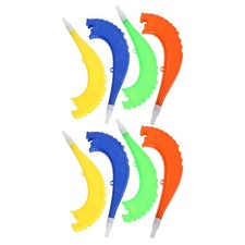 8pcs Stadium Horn 8.7 Inch Plastic Trumpet Noisemakers Loud Sound Soccer Cheer