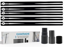5Pack 1.25 Vacuum Extension Wands 32mm 35mm Hose Adapter Shop Vac Parts