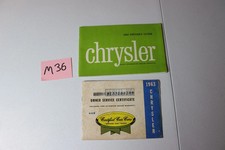 1963 Chrysler Owners Manual Set Original Owners Guide Book And Warranty Book