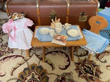Rare Find Pleasant Company American Girl Kirsten Birthday Lot w/ Table  Chairs