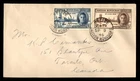 Mayfairstamps British Honduras 1946 Belize to Toronto Ont Canada Cover aaz_10261