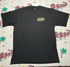 Vintage Rare Star Wars A New Hope 1997 Men's Black Graphic T-Shirt Luke Leia Han