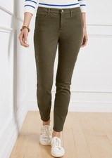 Talbots Jegging Pants Womens Size 4 Petite In Olive Green Color EUC