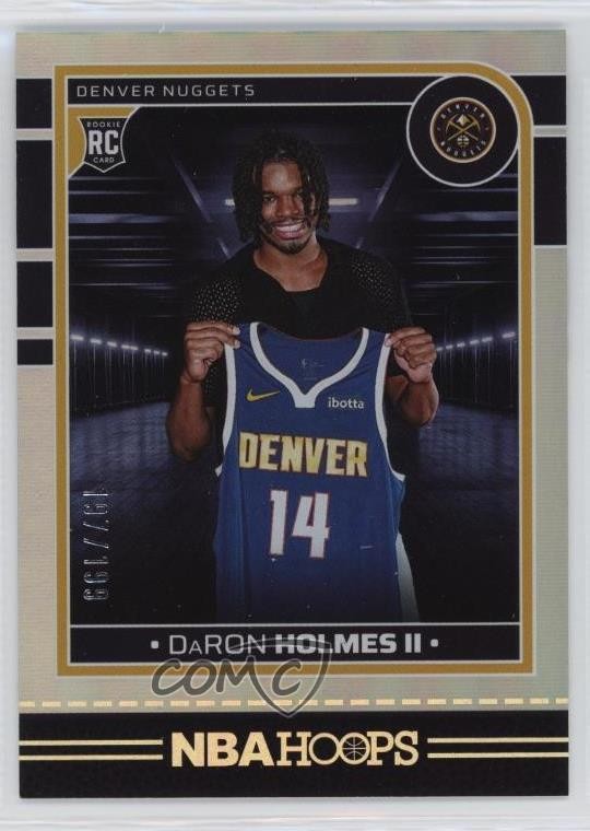 2024 Panini NBA Hoops Rookies Silver 197/199 DaRon Holmes II #252 Rookie RC 0bc1