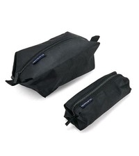 TravelWise 2 Piece Wrap Around Zip Toiletry Bag Set, Large and Small Travel...