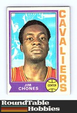 1974-75 Topps Basketball Cleveland Cavaliers Jim Chones #6