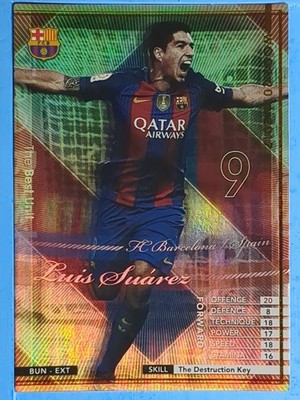 WCCF 2016-2017 BUN-EXT LUIS SUAREZ Japan Pre-Owned #009