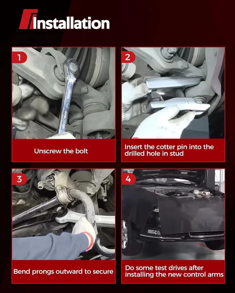 Front Lower Control Arms w/ Ball Joint Kit for Ford Crown Victoria 2003-2011 🛠️ - Image 3 of 4