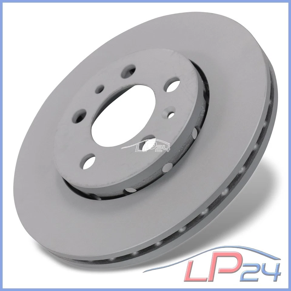 2x ATE DISQUE DE FREIN AVANT VENTILÉ Ø256 POUR SKODA ROOMSTER PRAKTIK 5J 1.2-1.9 - Photo 2/4