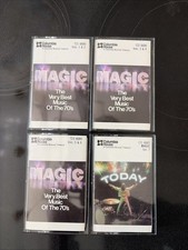 Magic: Very Best Music of the 70s Columbia House Vol 1 - 7 4-Cassette Tape Lot
