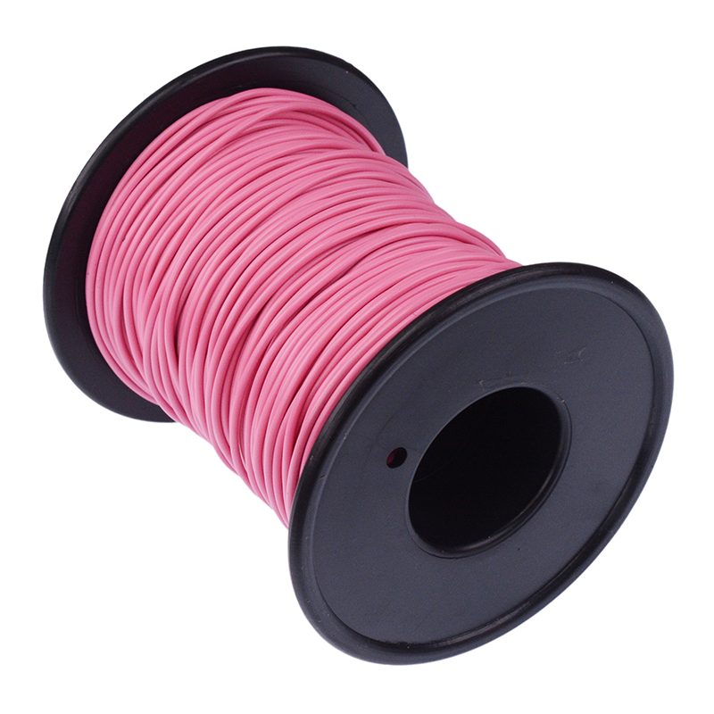 Pink 16/0.2mm Stranded Copper Equipment  Cable Wire 50M