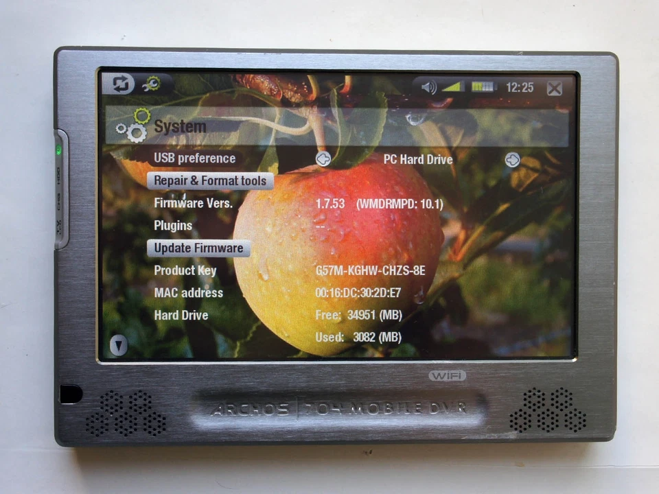 Archos 704 WiFi MP3/Video Player HDD 40GB 7 Inch with Archos DVR Station Gen.5 - Image 3 of 4