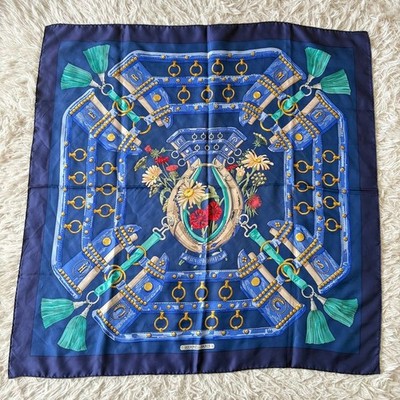 美品HERMES aux champs カレ90スカーフ s-l400.jpg