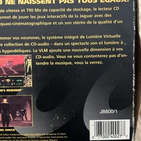 Atari Jaguar Console CD System Attachment Only Black Rare with Box- not tested