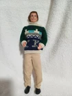 1968 MATTEL KEN BROWN ROOTED HAIR BLUE EYES SWEATER PANTS SHOES
