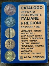 LIBRO BOOK CATALOGO UNIFICATO DELLE MONETE ITALIANE E REGIONI EDIZIONE 1999