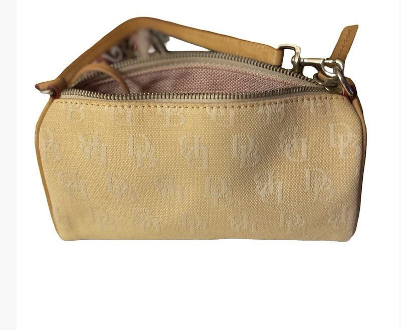 Dooney & Bourke Yellow Small Purse  w/ Key Chain