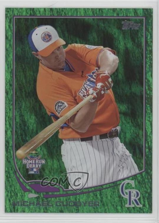 2013 Topps Update Home Run Derby Emerald Foil Michael Cuddyer #US226 4m3